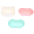 3Pcs Bento Divider Cup Liner Lunch Box Soft Food Silicone Onigiri Accessories ZM