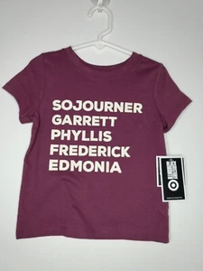 Black History Month Kids Boys Girls S Historical Names Short Sleeve T-Shirt NWT - Picture 1 of 5