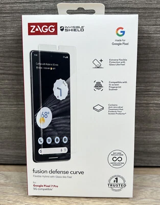 ✅ZAGG - InvisibleShield Fusion Hybrid Screen Protector for Google Pixel 7 Pro✔️ - Image 1 of 4