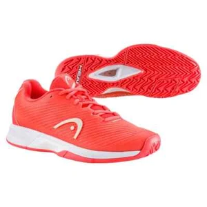 WOMENS NEW BABOLAT REVOLT PRO 4.0 ALL COURT SIZE 10 CORAL WHITE Tennis Shoes - Picture 1 of 1