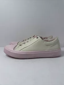 ECCO Damen Flexure T-Cap Sneaker schattenweiß Blüte Rose Größe 10 einmal getragen - Bild 1 von 5