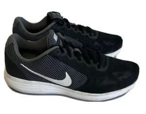 Men's Nike Revolution 3 Black/Gray- Sz 11.5 Men's Sneakers 819300 - Picture 1 of 6
