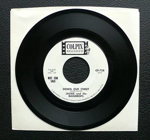 7" Jackie & Raindrops - Down Our Street - US Colpix Promo - Picture 1 of 1