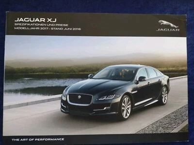 Jaguar XJ Preisliste 6.2016 Modelljahr 2017 - Изображение 1 из 2