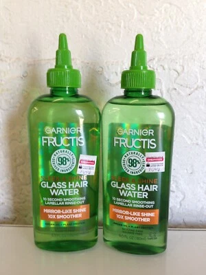 2 Pack Garnier Fructis Sleek & Shine Glass Hair Water W/Argan Oil  - 6 fl oz - Image 1 of 4