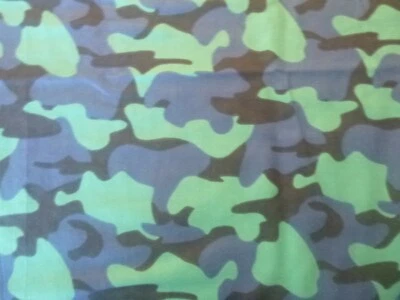Tela FLANELA Camuflaje Azul (44" Ancho x 36" Largo) Foto 1 de 4