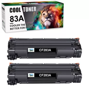 2PK 83A CF283A Toner Compatible With HP LaserJet Pro M202dw M127fw M125nw MFP - Picture 1 of 11