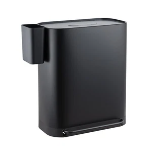 B-Ware SVITA MLT2X30 Mülleimer Treteimer Abfalleimer 60l 2 Fächer Deckel Schwarz - Bild 1 von 7