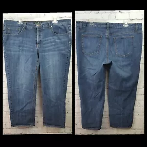 Jeans donna Eddie Bauer leggermente curvy bootcut taglia 16 (40x24) - Foto 1 di 12
