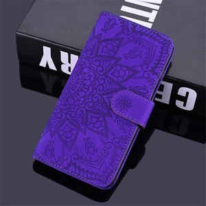 For iPhone 16 Pro Max 15 14 13 12 11 XR Magnetic Leather Wallet Flip Phone Case - Picture 1 of 13