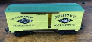 HO MANTUA CLASSICS WOODEN VINTAGE FREIGHT CAR HAMMOND CO. 1860 REEFER # 721322 - Picture 1 of 5