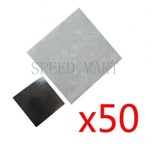 50pcs 20x20mm Double Side Square Thermal Adhesive Tape Pads for Heat Sink - Picture 1 of 6
