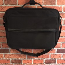 Samsonite Laptop Carry Case 15.6 Inch Travel Bag Black Zip Up Multi Compartment