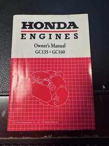 Honda Motoren Betriebsanleitung GC135-GC160 - Bild 1 von 1