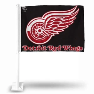 Detroit Red Wings NHL 11X14 Window Mount 2-Sided Car Flag - Picture 1 of 6