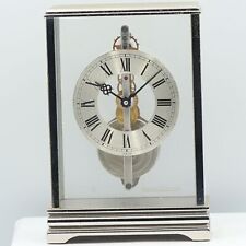 Jaeger LeCoultre Manual Winding 533 Roman Skeleton x Silver Dial Table Clock