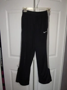 NIKE SWEATPANTS YOUTH SMALL BOYS/GIRLS BLACK SOLID - Picture 1 of 4