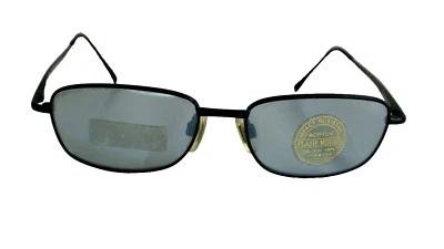 NWT Vintage 90's Small Rectangle Metal Sport Sunglasses (M.Black) - Image 1 of 4