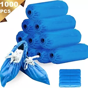 1000pcs Non-Woven Shoes Cover Large Disposable Boot Covers Resistant Dust Home - Picture 1 of 17