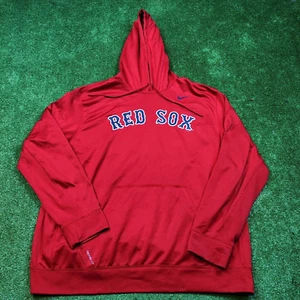 Nike Red Sox MLB Hoodie Mens 2XL Red Baseball Sports Polyester Graphic print - Picture 1 of 14