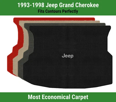 Lloyd Velourtex Cargo Mat for '93-98 Jeep Grand Cherokee w/Silver on Black Jeep - Image 1 of 4