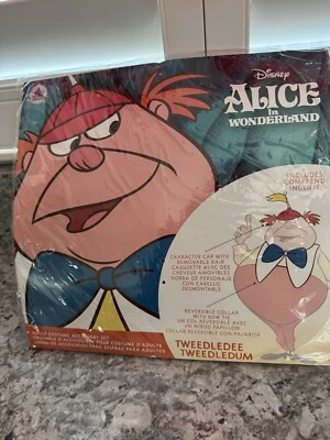 DISNEY Tweedledee/Tweedledum Adulto Disfraz Accesorios Alicia en el País de las Maravillas NUEVO Foto 1 de 2