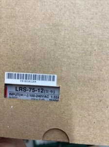 Mean Well LRS-75-12 Enclosed Power Supply Unit 12V 75W 6A Modular LED - Picture 1 of 1