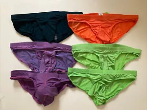 Pack of 6 Mens Briefs (US size L) Summer Cool Underwear with pouch - Picture 1 of 9