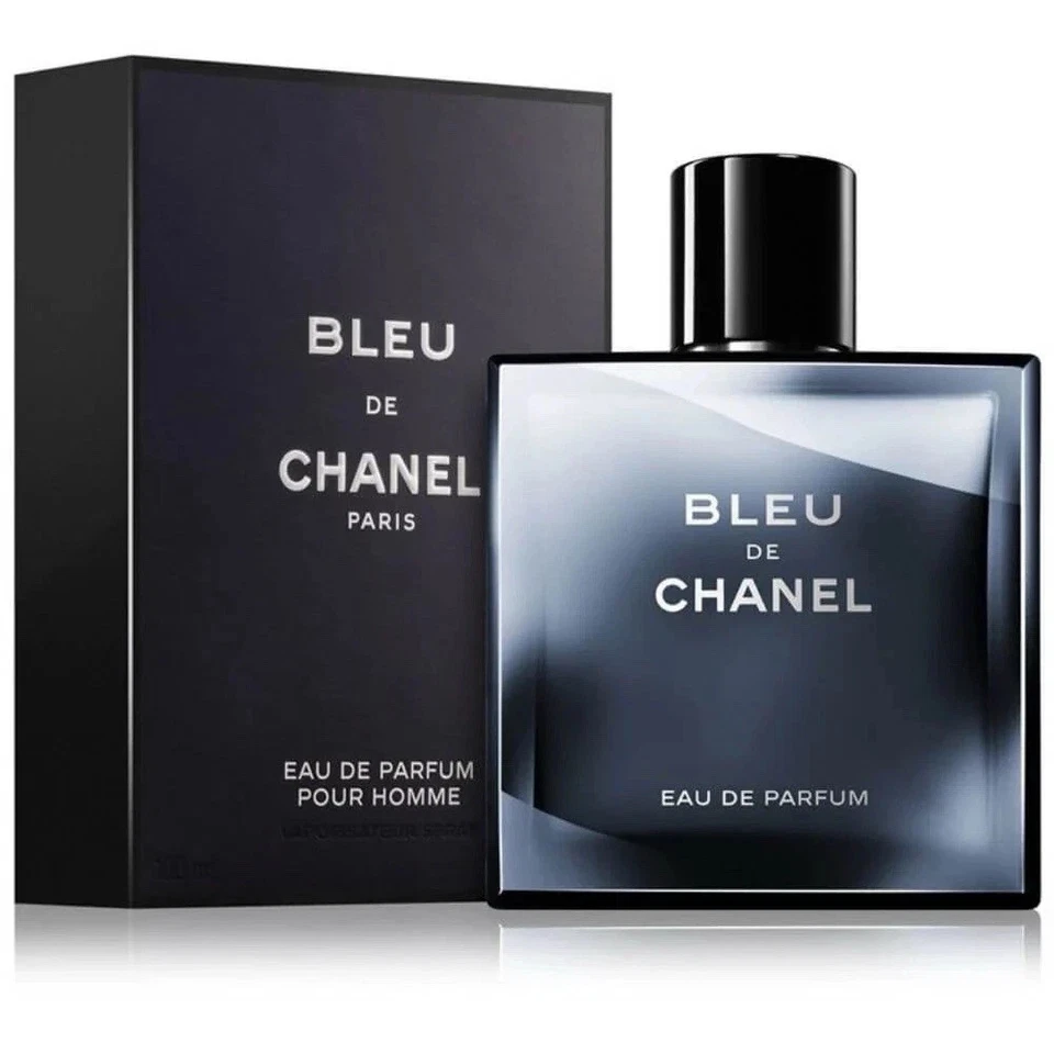 Blue de Channel azul para homens 3,4 oz 100 ml Eau de Toilette spray NOVO caixa aberta - Imagem 1 de 1