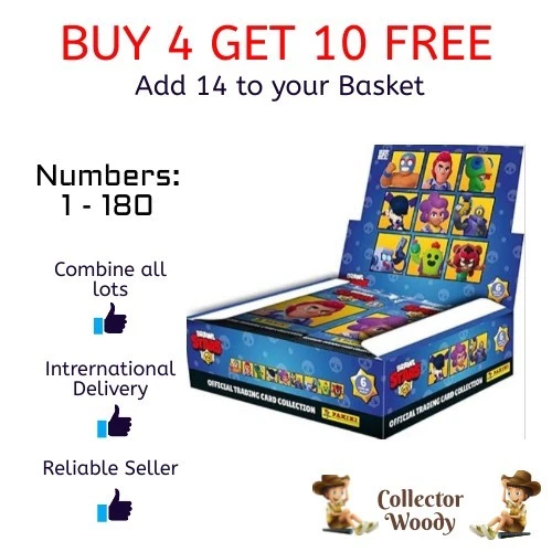 Brawl Stars Official Trading Card Collection Panini 2025  #1 - #180 - Image 1 of 1