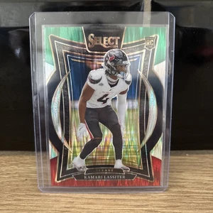 2024 Panini Select - Concourse Kamari Lassiter #77 Green & Red Shock Prizm (RC) - Bild 1 von 2