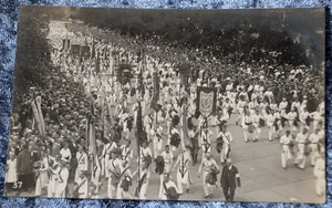 65172 Carte Postale Saxon Suisse Deutsche Travailleur Turn et Festivals Drapeaux - Bild 1 von 2