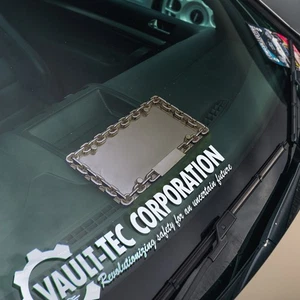 2x Calcomanías de vinilo Nuclear Future Safety Shelter 111 Wasteland Vault Corp Pip Tec - Imagen 1 de 2