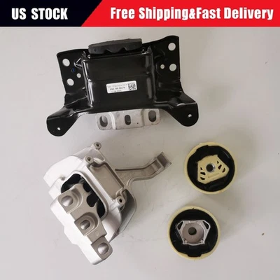 NEW Fit Volkswagen Golf For Jetta 2019-2021 L4-1.4L Engine Mounts & Trans. Mount Foto 1 de 4