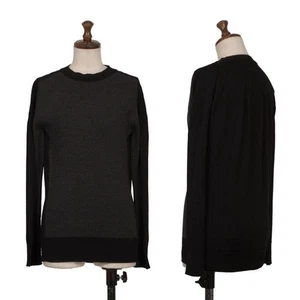 JUNYA WATANABE COMME des GARCONS Switching Wool Mock Neck Knit Sweater Size M... - Picture 1 of 12