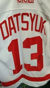 Detroit Red Wing Jersey Signed By Pavel Datsyuk - Picture 1 of 24