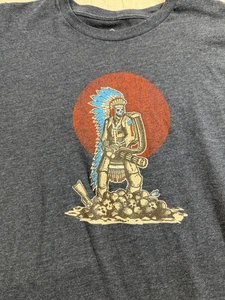 Black On Ammo Herren Navy XL T-Shirt Protect Your Tribe Indianer Krieger Hergestellt in den USA - Bild 1 von 5