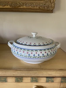 CERALENE “LAFAYETTE” Footed Large SERVING DISH With Lid/Handles Limoges France - Picture 1 of 24