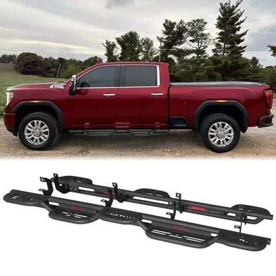 Vijay Side Steps Fits 2020-2025 GMC Sierra 2500HD/3500HD Crew Cab(4 Doors) Foto 1 de 4
