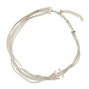 CHANEL CC Logo CHANEL Choker Halskette Metall A24B - Bild 1 von 11