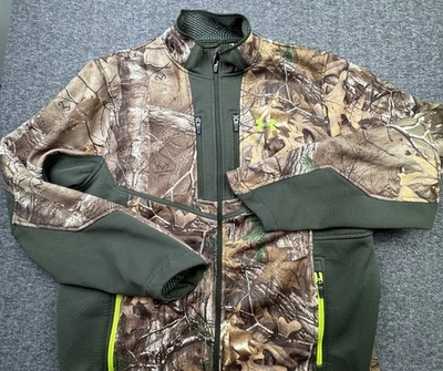 Under Armour UA Mens Infrared Coldgear Realtree Xtra Camo Jacket Sz XL Storm - Image 1 of 4