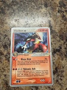 Pokemon 2004 Team Magma vs Team Aqua Blaziken EX Holo Ultra Rare Card #89/95 DM - Picture 1 of 2