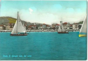 PORTO S.GIORGIO VISTA DAL MARE (ASCOLI PICENO) 1962 - Imagen 1 de 1