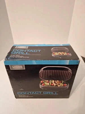 Parrilla de contacto antiadherente, bisagra flotante, hamburguesas, panini, verduras - Nuevo en caja Foto 1 de 4