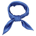 Women Silk Square Scarf Bow Tie Headband Sailor Cap Hat Gloves For Cosplay Party