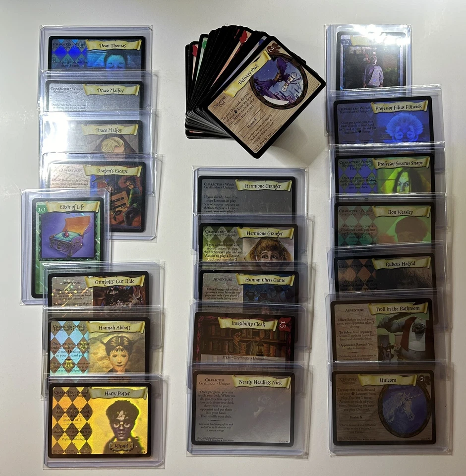 Harry Potter TCG Complete Base Set 116/116 Full Set Including Holo And Foil - Image 1 of 2
