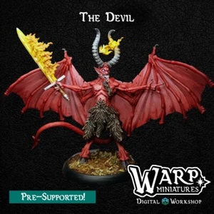 The Devil - Demons/Dungeons and Dragons/Wargaming/RPG/Warp Miniatures - Picture 1 of 2