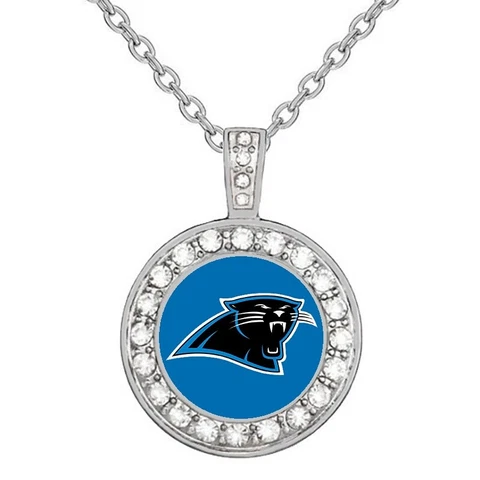 Carolina Panthers Elegant Womens 925 Sterling Silver Necklace Football Gift D18 Cover