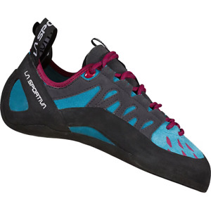 La Sportiva Tarantulace Womens Climbing Shoe, USW 6.5, EUR 37.5, Topaz/Red Plum