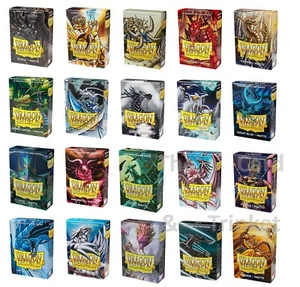 60 mangas protectoras japonesas mate escudo dragón tarjeta 59 x 86 mm - Imagen 1 de 60